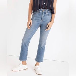 NWT Madewell Cali Demi-Boot Jeans in Dorrance Wash: TENCEL™ Denim Edition